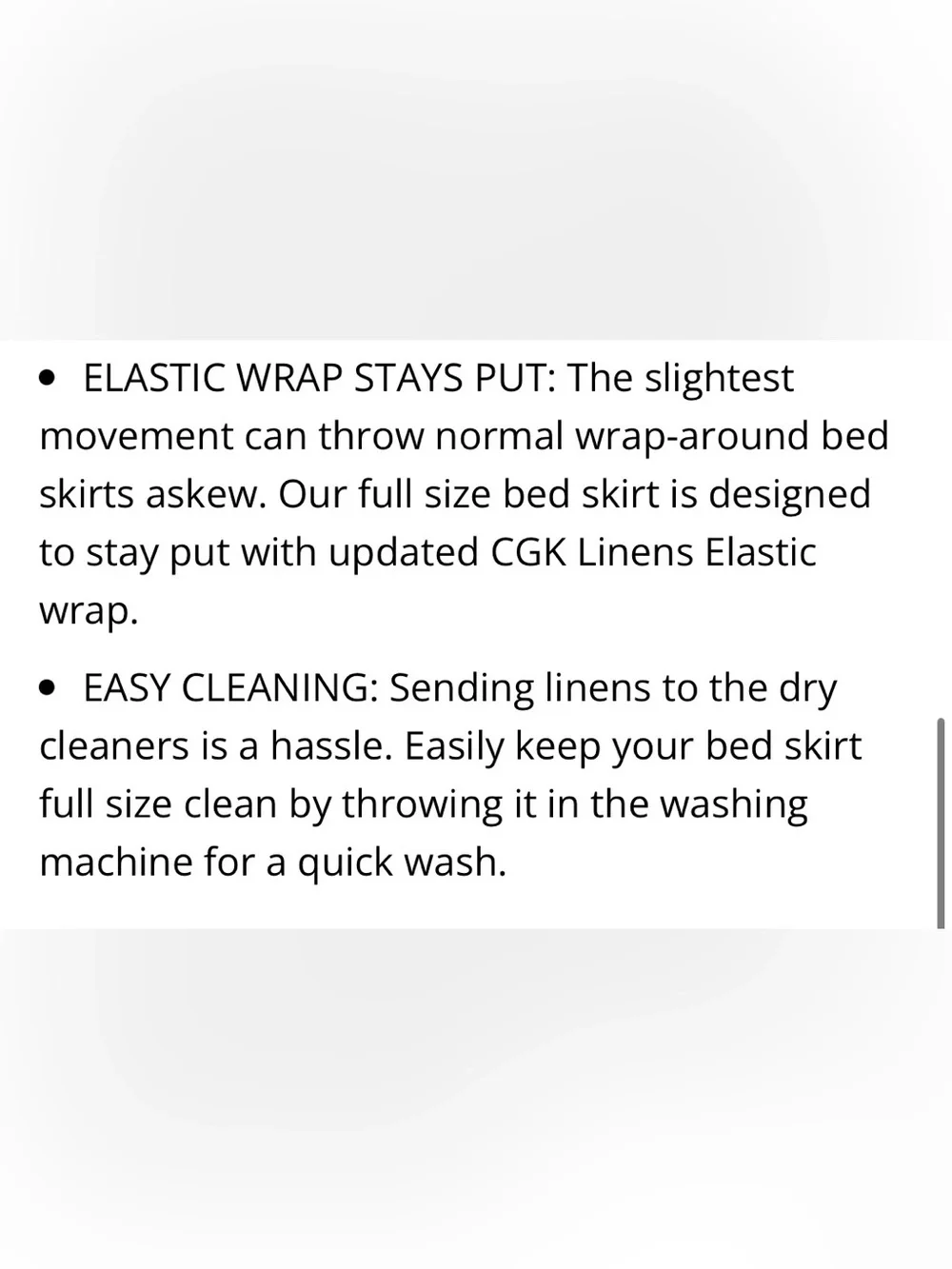Wrap Around Bed Skirt Dust Ruffle 15” Drop FULL/FULL XL - STEEL BLUE